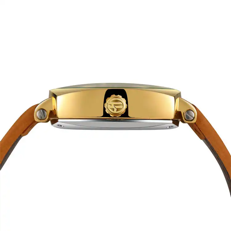 8274 Мужские механические часы из натуральной кожи