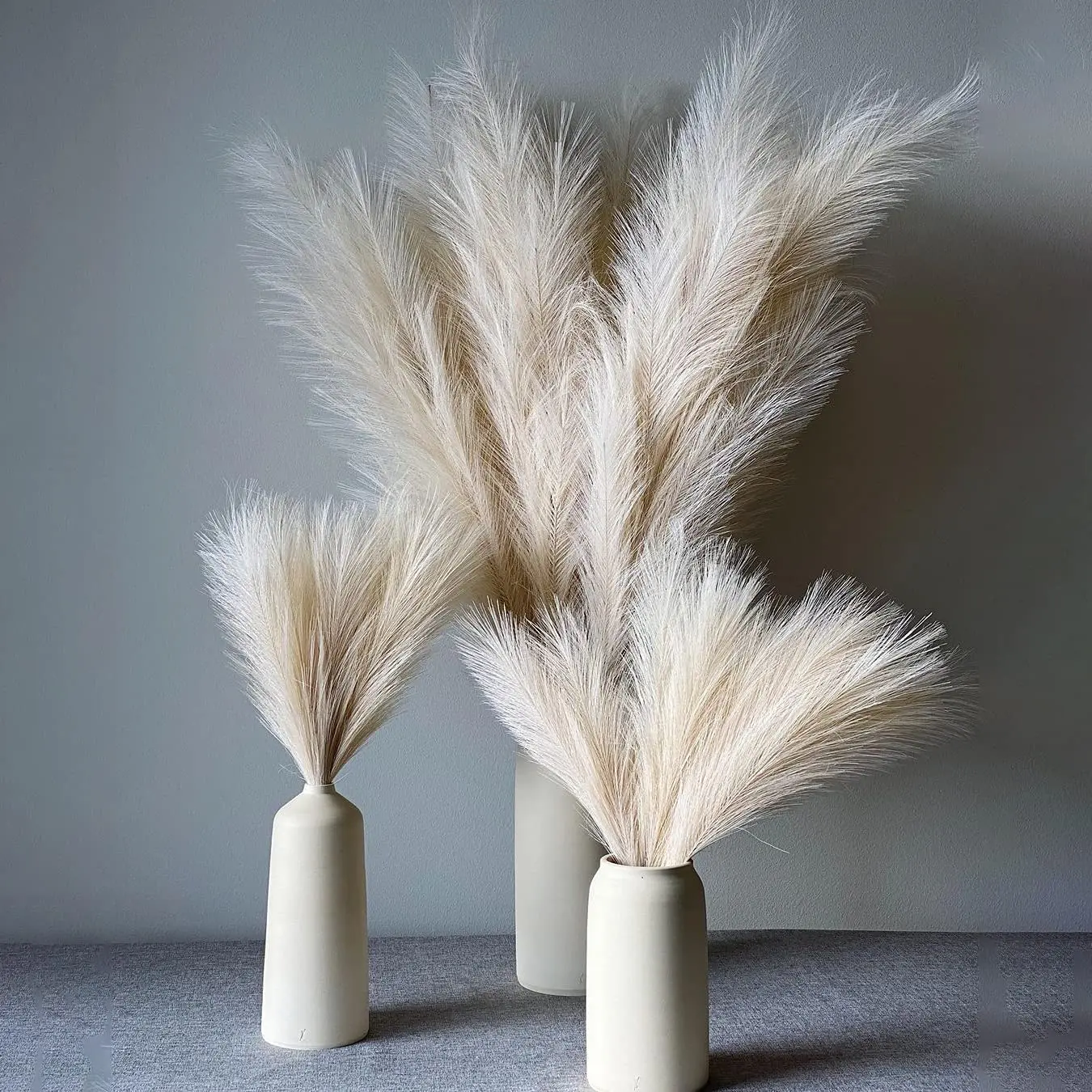 17 Inch Faux Pampas Grass Latest Trendy Design Arrangement For Home Pampas Grass Small