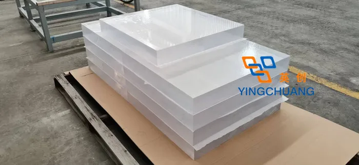 Yingchuang High Quality Customized Size Laser Cut Size Lucite MMA 100% Raw Virgin Red Acrylic Tube for Decoration details
