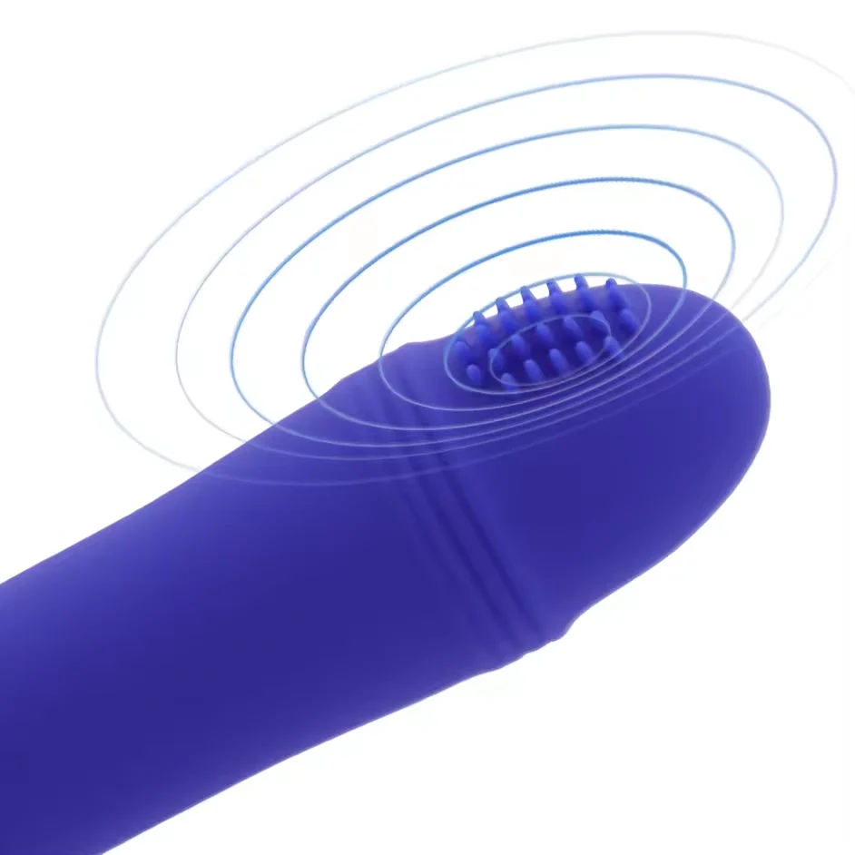 Handheld Warmth Vibrator with Bullet Bump Female Clitoris Massager Waterproof Design Couple Adult Products Sex Toys for Woman