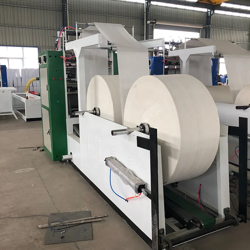 Fuyuan Factory Tissue Paper Converting Facial Tissue Making Machine 9 Lines Interfold Facial Tissue Machine
