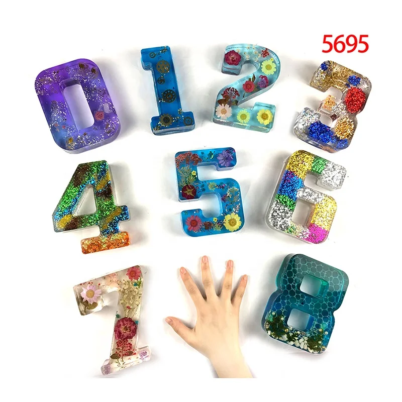 Big Size Number 09 Diy Silicone Cake Baking Mold Birthday Party Flower