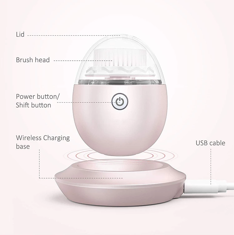 2022 Christmas Gift Rechargeable Electric Facial Cleansing Brush