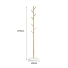 Tree branch design, gold stand, white base, marble base