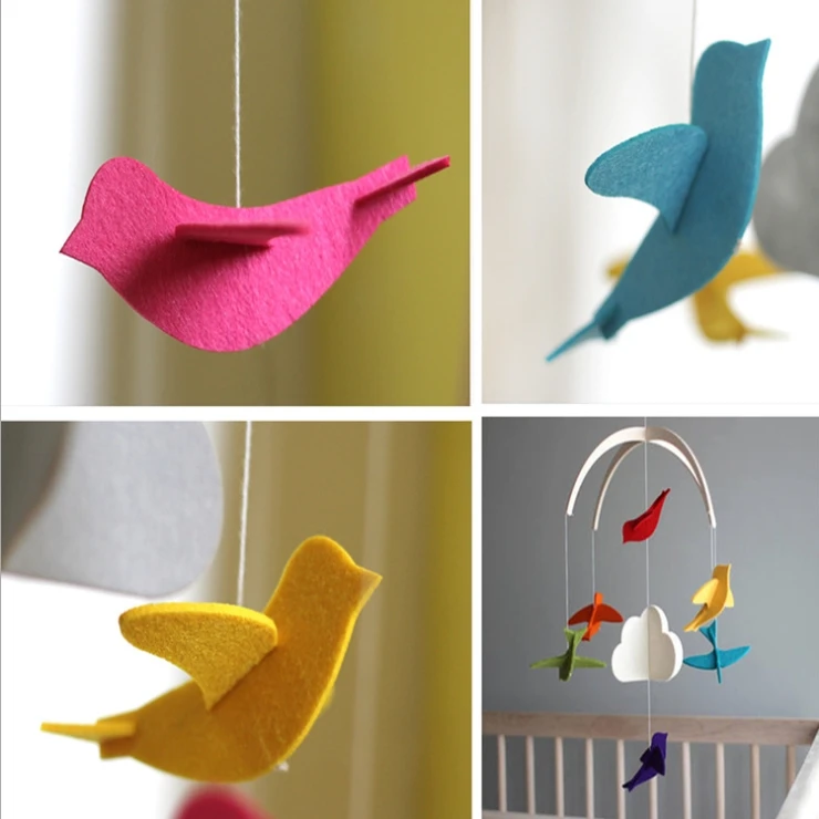 Бесплатный образец игрушечного фетрового подвесного орнамента