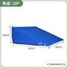 Upgraded wedge-shaped waterproof PU pad, blue, 50*50*20 mm