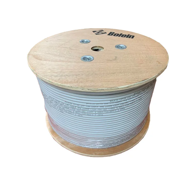 Drum Packing CAT6A LAN Cable 23AWG Bare Copper LSZH 305 Meters 4 Twisted Pair UTP Cat6A Network Cable