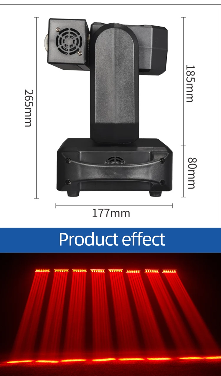 6*20W RGBW LED Moving Head Beam Bar Stage Light for DJ Disco Party Dance Club and Dance Floor