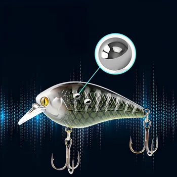 Factory Wholesale Short Lip Crankbait, Floating Bionic Hard Fishing Lure, Wobbler Hard Bait Fishing Tackle, 60mm/12g – Hard Lure – view 3