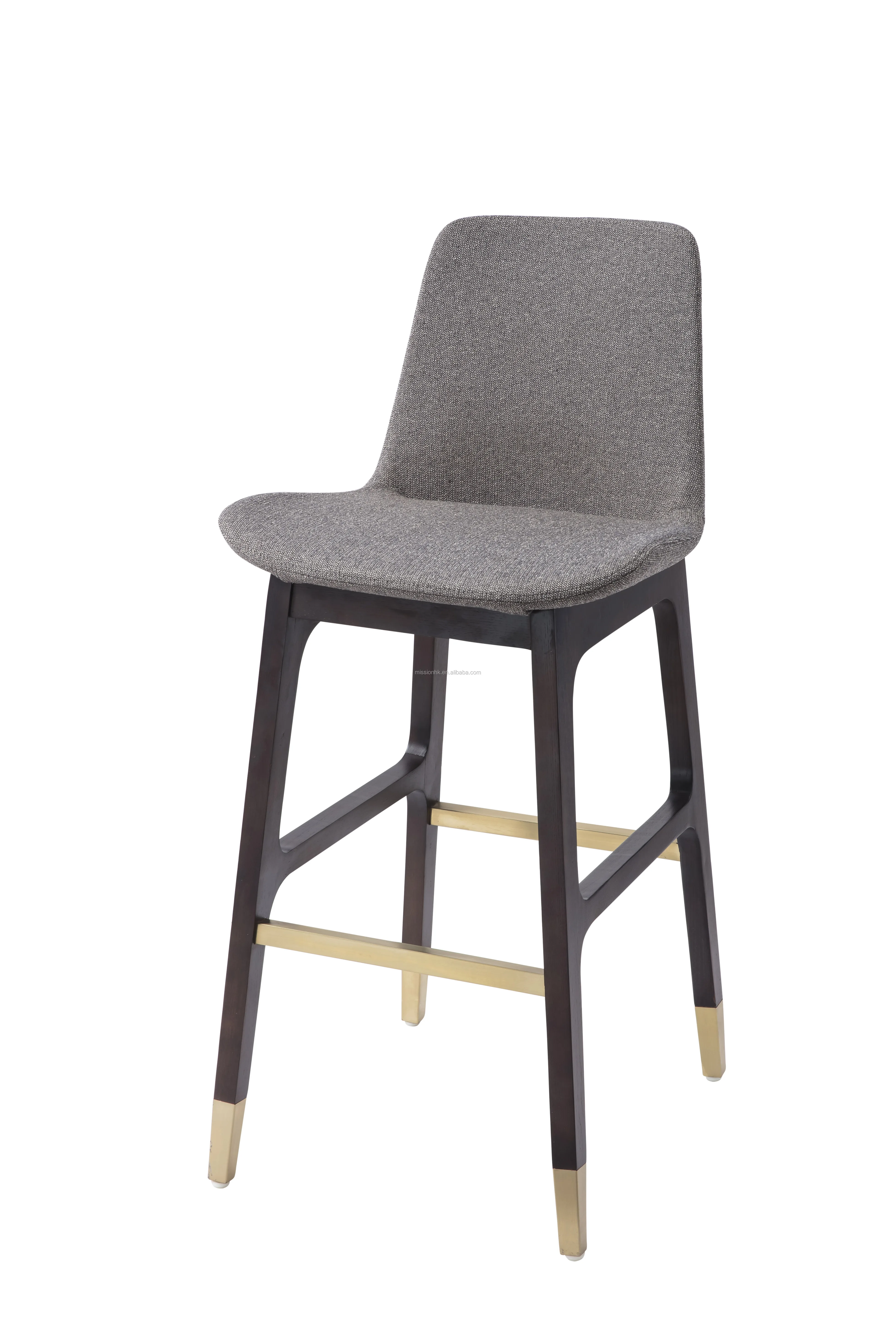 Modern Fashion Bar Stool Luxury Minimalist Casual Cafe Furniture Wooden