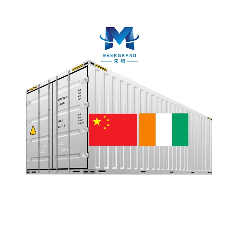 Shenzhen China 20FT/GP Sea Freight to Abidjan Cote D Ivoire Door-to-Door Ocean Shipping Forwarder Consolidation Service for FCL