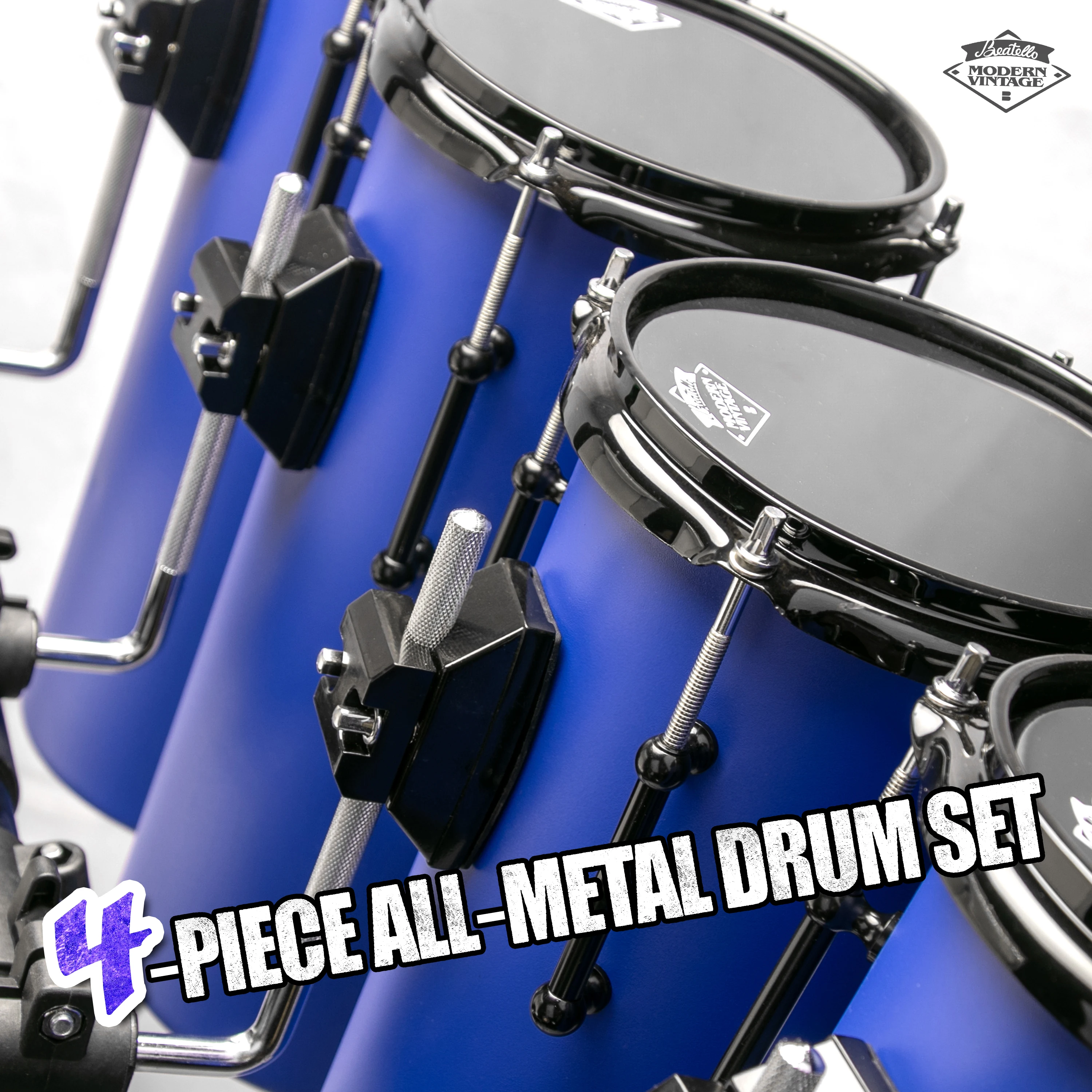 JBK Rocket Four Tom Octobans Drums Set Kit - Different Heights