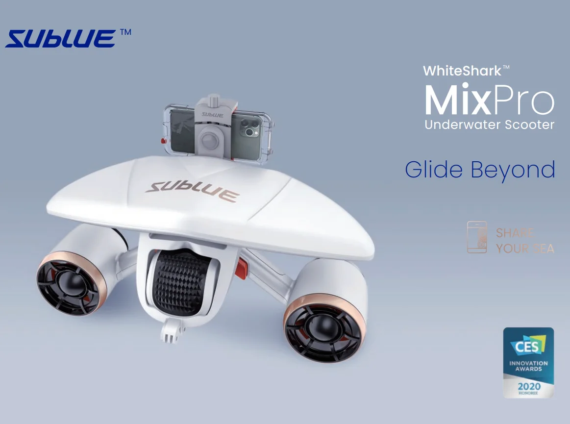 SUBLUE 水中スクーターWhiteshark mix pro 黒 Sublue WhiteShark MixPro Underwater Scooter