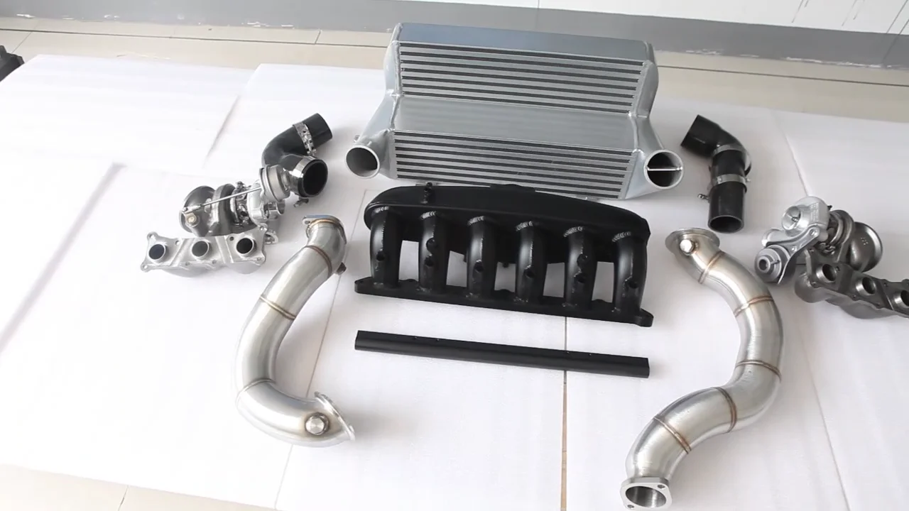 Exhaust Downpipe+intercooler+turbocharger+intake Manifold+inlet Hose