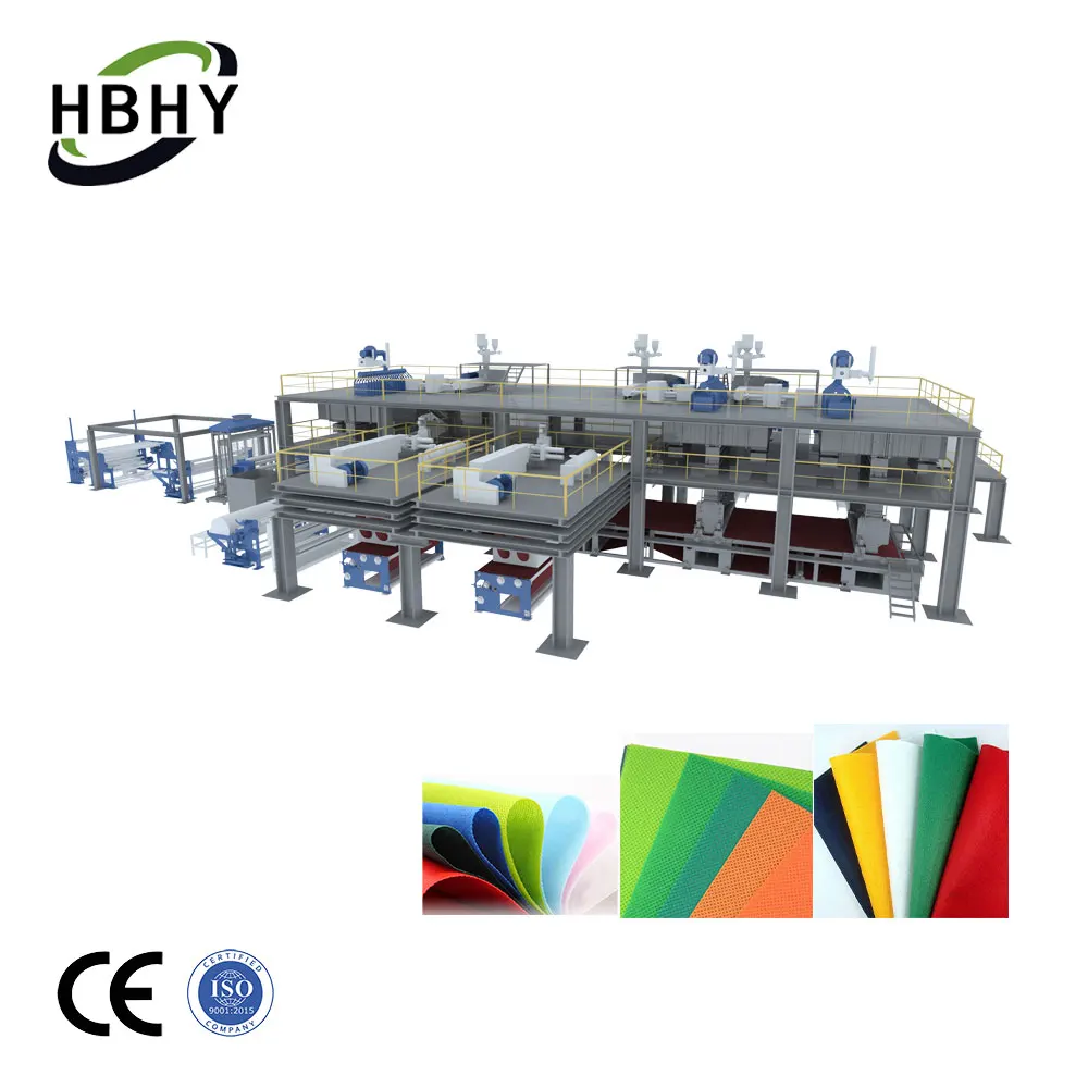 3200 мм PP SMS спанбонд мелтблаун нетканый материал машинное оборудование производственная линия