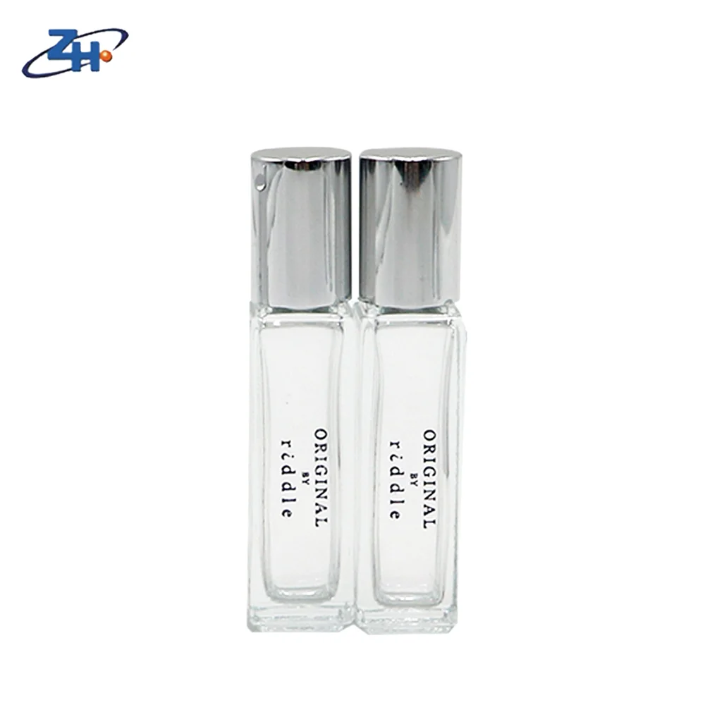 8ML Transparent Glass Essential Oil Roller Ball Perfume Bottle