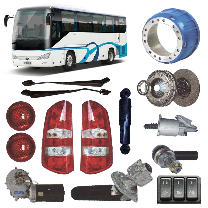 Original Quality Bus Brake Light Engine Body Suspension Parts for YUTONG Bus Parts ZK6118 ZK6852 ZK6831 ZK6129 Coach Accessories