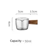 50ml wooden handle milk cup