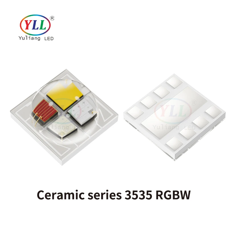 YLL RGBW Ceramic SMD LED 4-12W 3535 5050 3V 6V Emitting Red White Blue Green UV with Super Flux