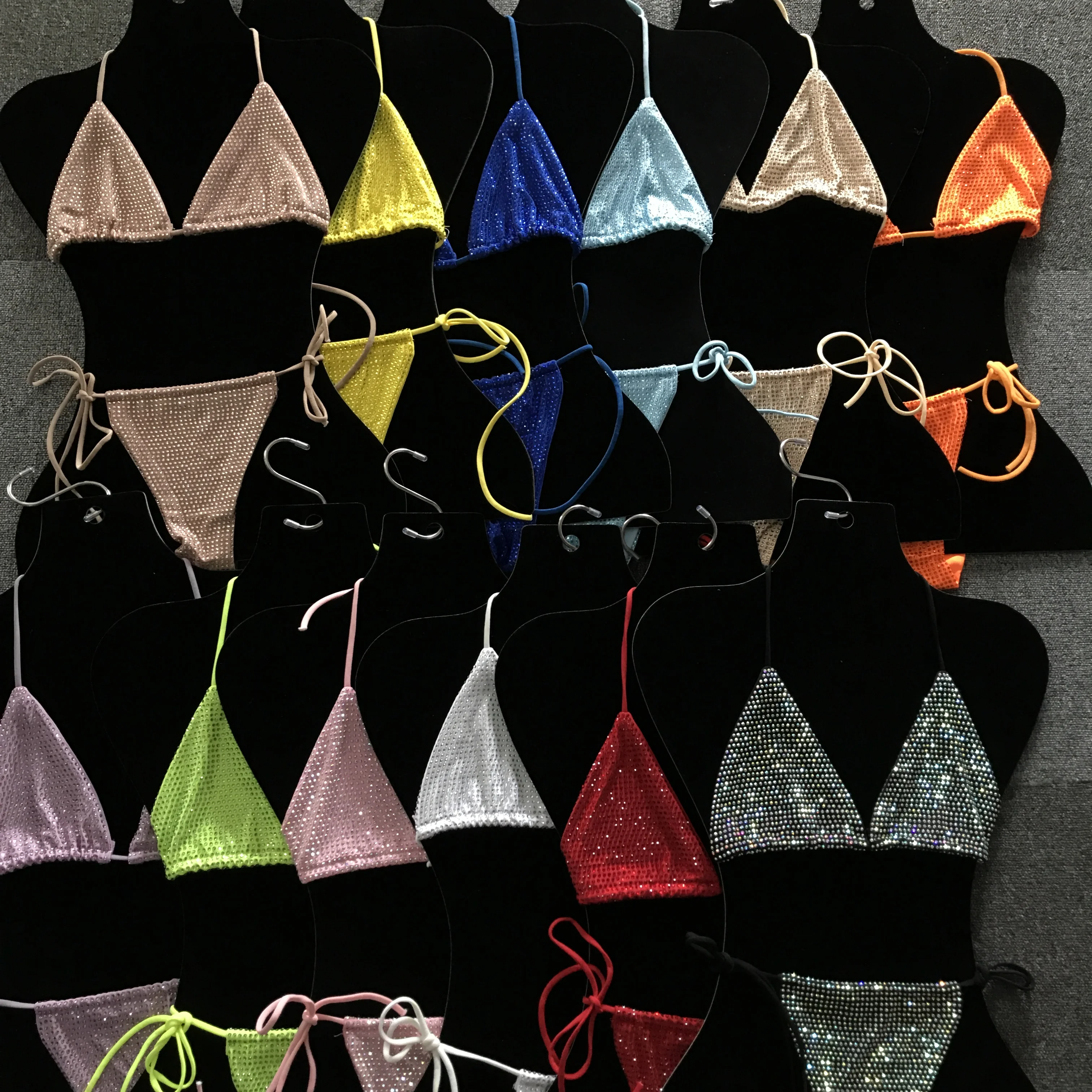 Sexy Crystal Bikini - S573 Bling Bling Rhinestone Swimsuit