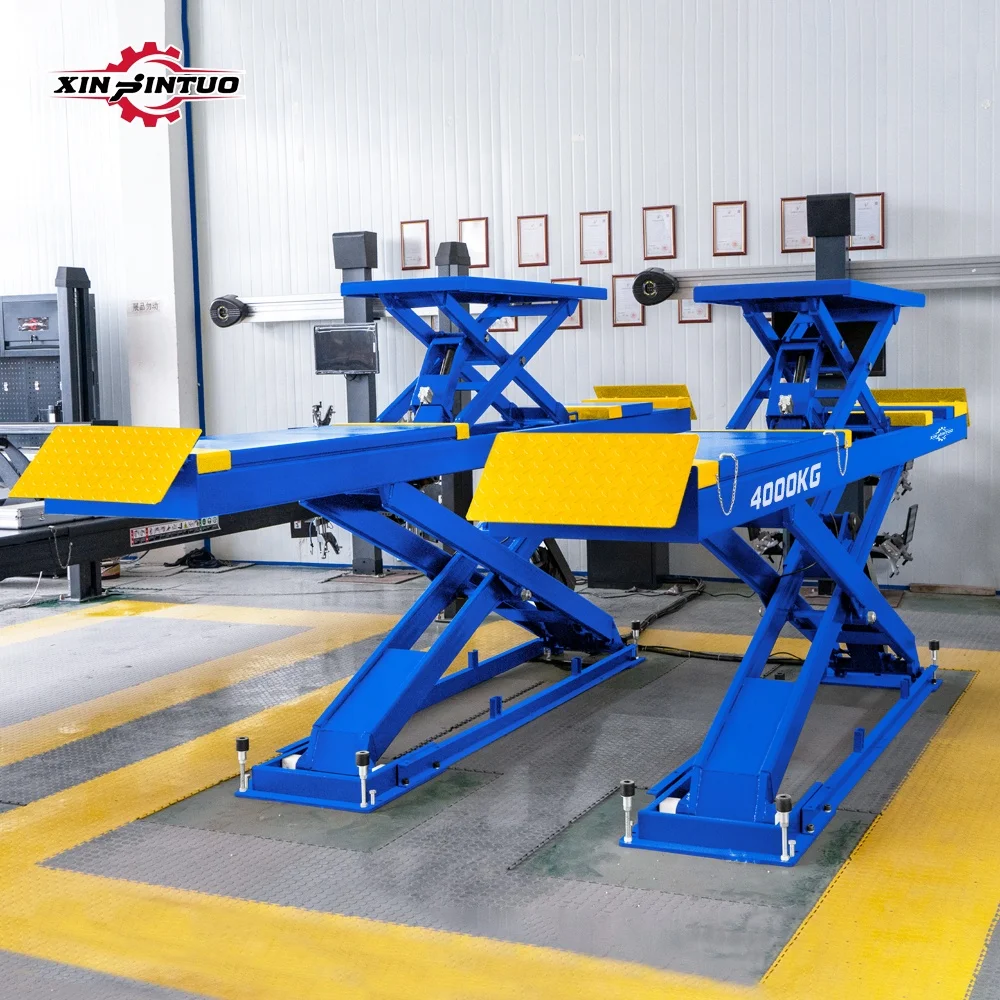 Xinjintuo Underground Hydraulic Scissor Car Lift - 4000kg