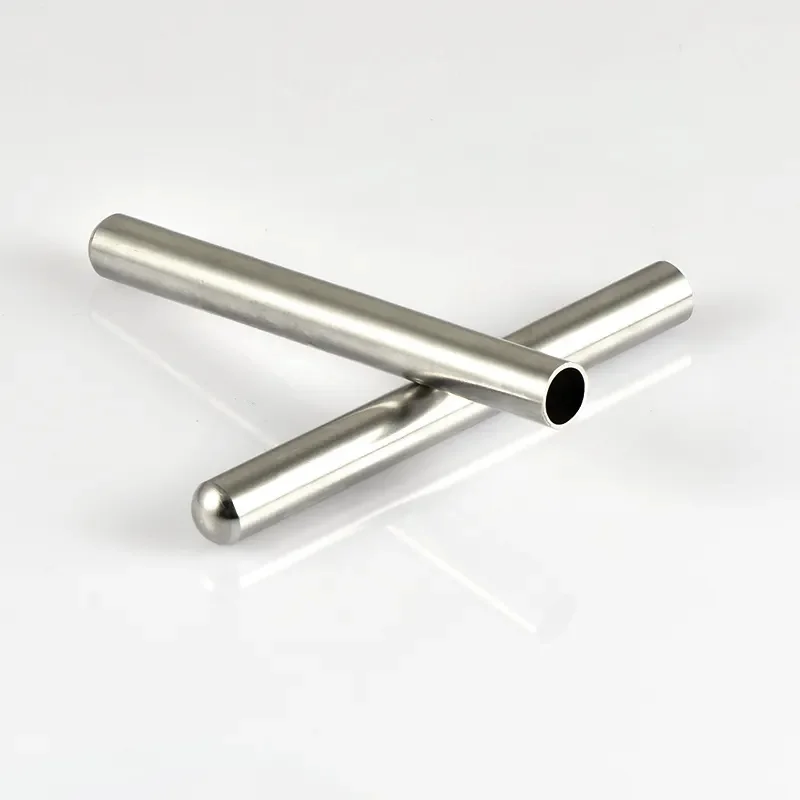 one end closed stainless steel capillary tube for temperature sensor probe pt 100 probe