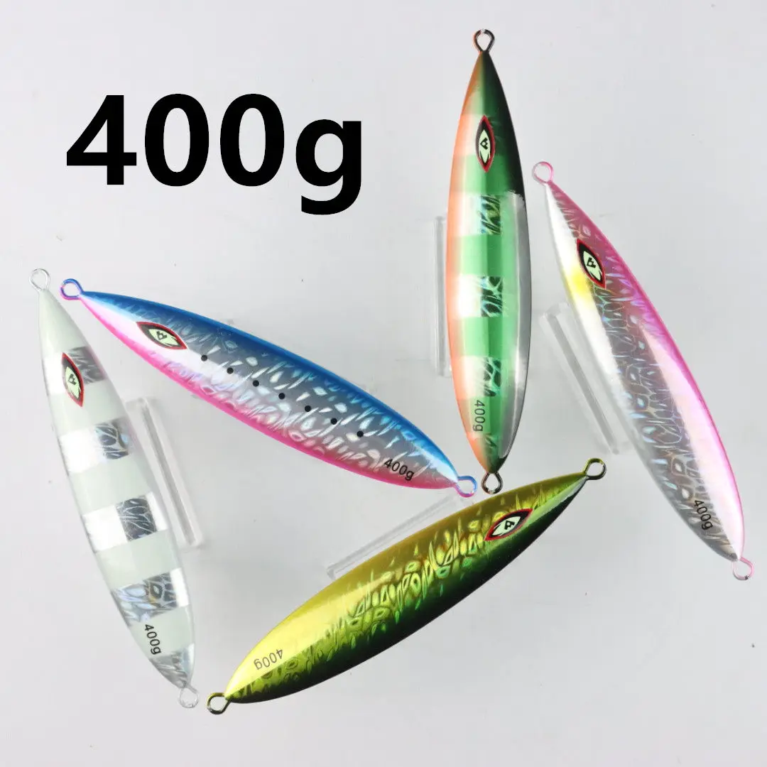 400g Slow Jigging Lure with Pike Assist Hart Bait Lead Material ...