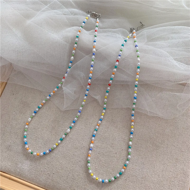 New Design Diy Colorful Beaded Necklace 