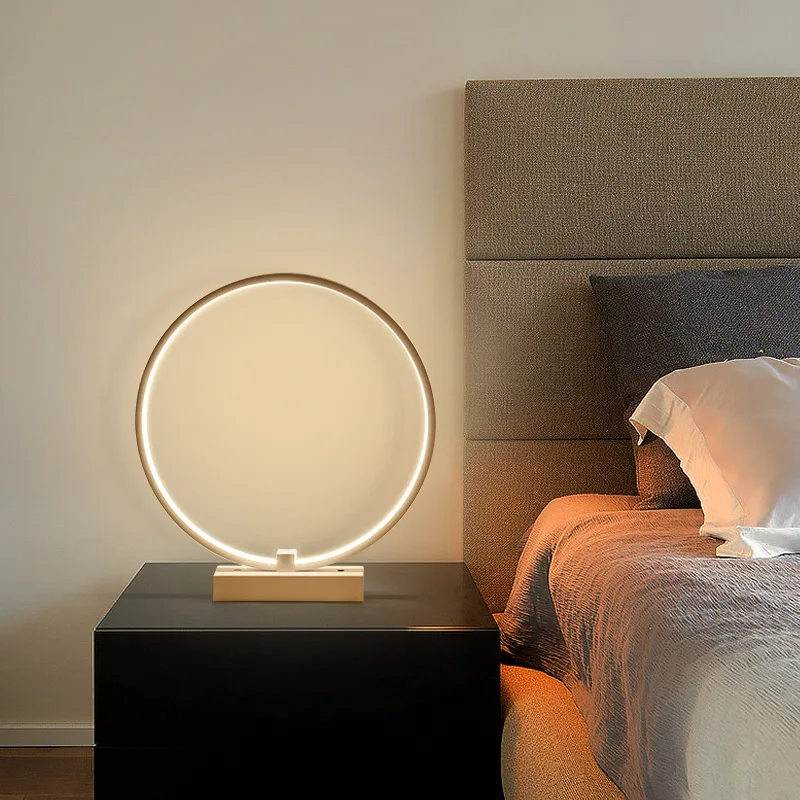 Simple table light bedroom bedside lamp decorative desk light post-modern personality study lamp