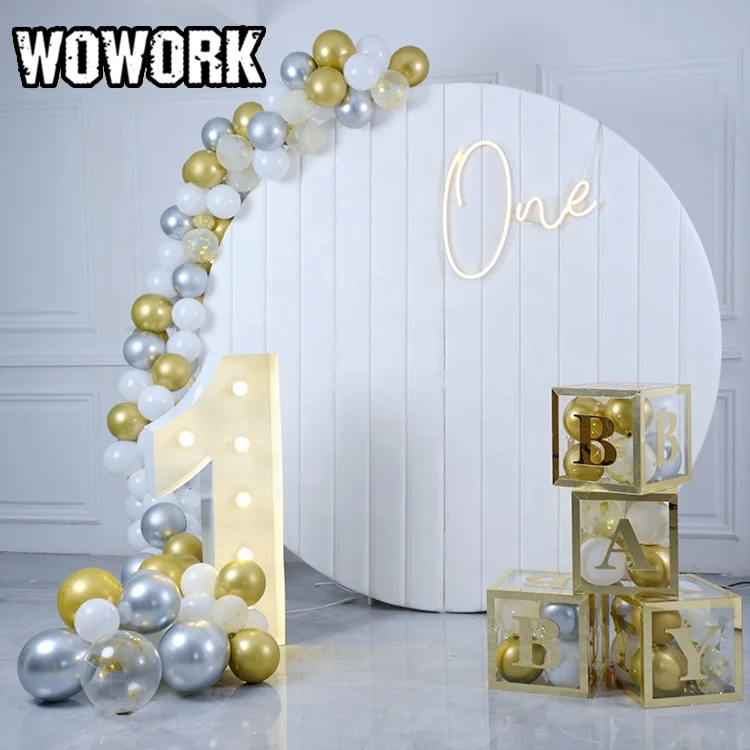 
WOWORK fushun поставщик от производителя, большие светодиодные светящиеся Свадебные буквы, любовные буквы для мероприятий, водонепроницаемые снаружи 