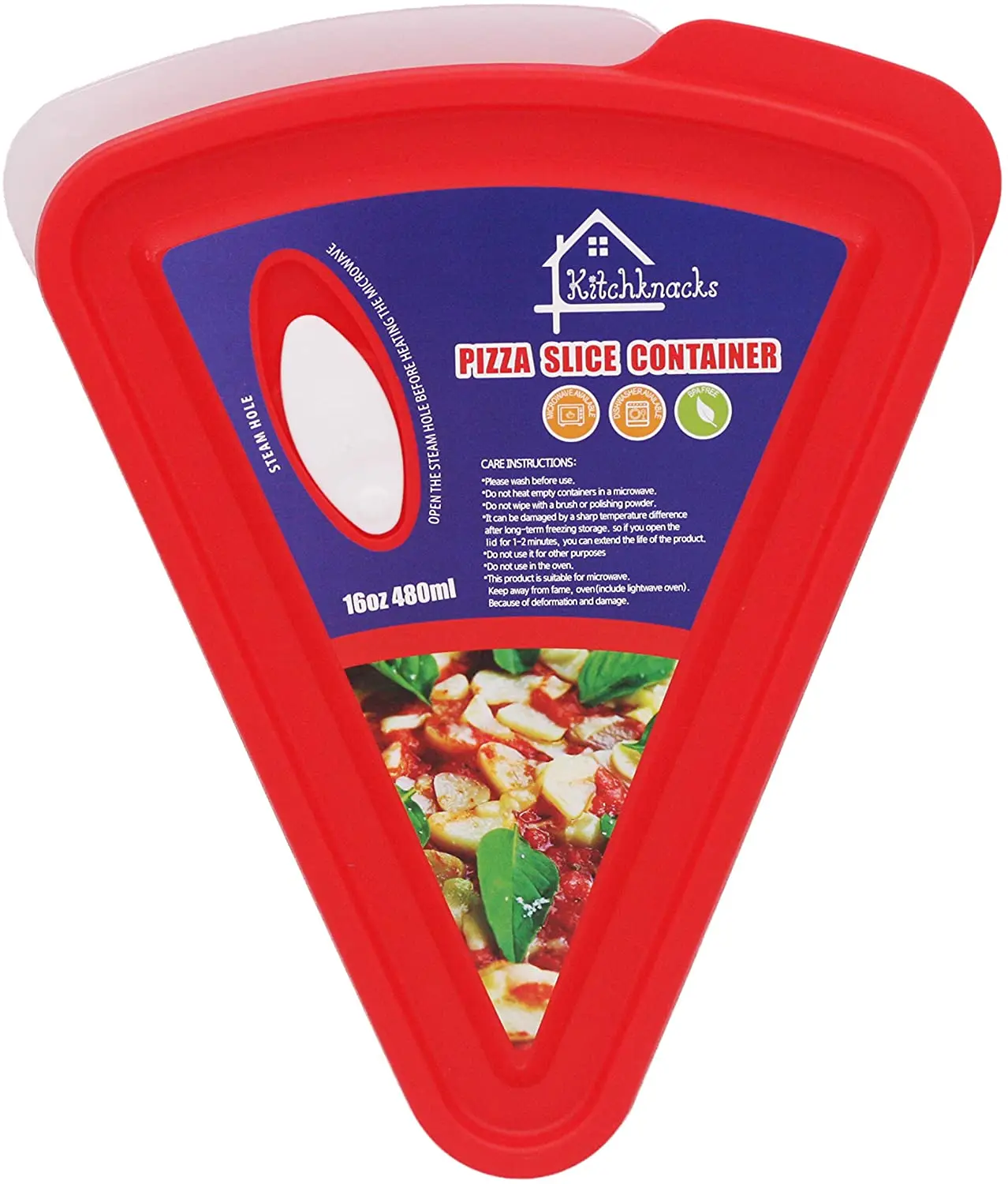 Hot Selling Pizza Pie Slice Container, Snack Bread Food Storage PIZZA  PRESERVER - Buy Hot Selling Pizza Pie Slice Container, Snack Bread Food Storage  PIZZA PRESERVER Product on