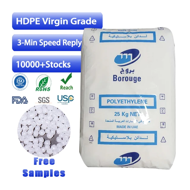 High Quality HDPE Raw Materials Borouge FB5600 Food Contact Level Pellets Film Grade Pellets