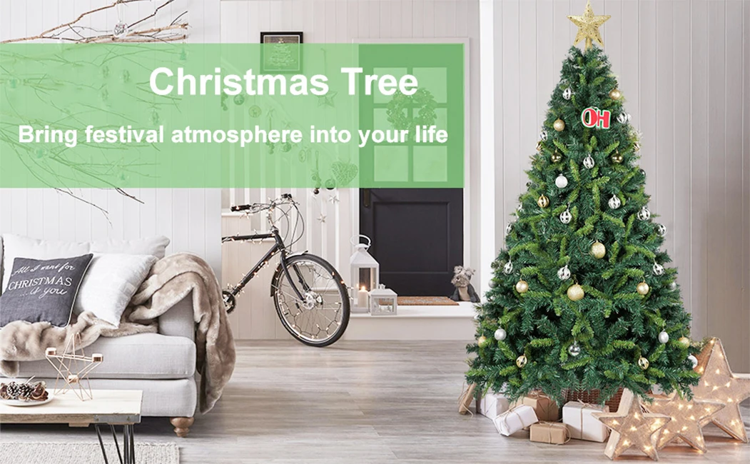 Pre Lit Christmas Tree For Decoration Christmas Tree Holiday Indoor