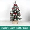 60cmpvc snow spray christmas tree