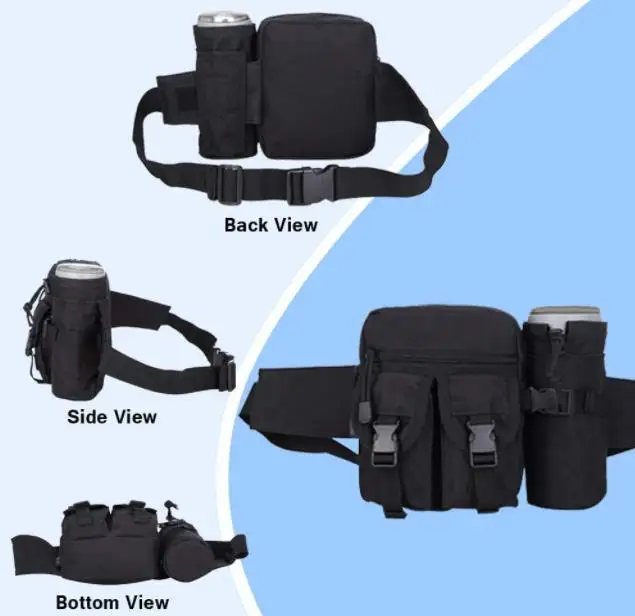 Водонепроницаемая поясная сумка на плечо, забавная Сумочка с держателем для бутылки с водой на заказ