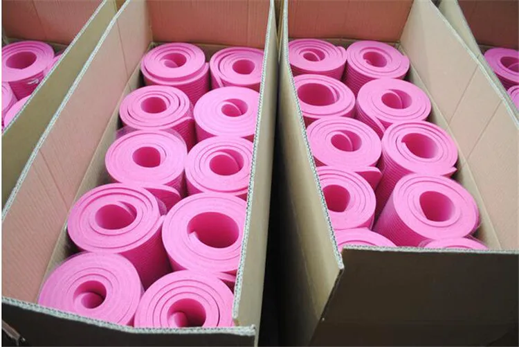 
 183*61 см 10 мм популярный товар высокая плотность Противоскользящий мягкий Противоскользящий экологически чистый NBR 10 мм коврик для йоги  