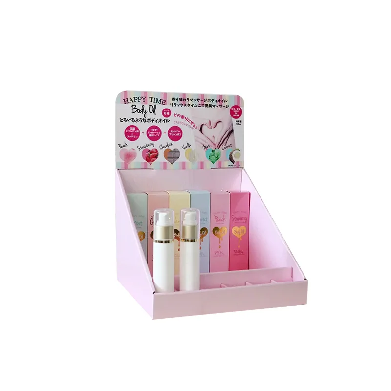 Paper Table Pop Counter Top Cardboard Counter Display Cosmetic Display Stand PDQ Counter Show Stand Display Box