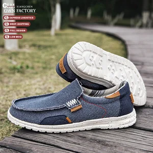 2026 Latest Canvas Sport Knit Casual Boat Flat Lazy Driving Mens Womens Loafer Shoes Hot Sale Spring Autumn Winter Slip-On