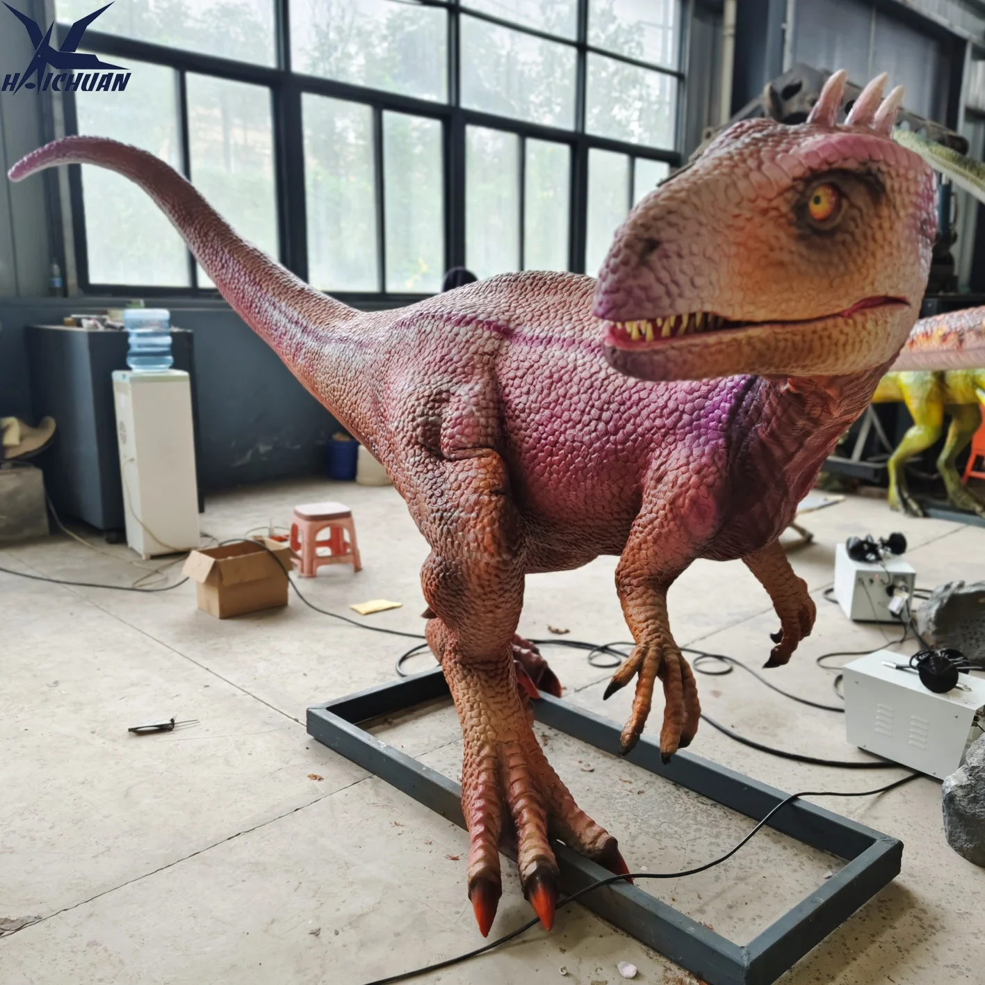 Professional Exporter Jurassic Dinosaur Park Artificial Mountable Robot Dinosaur Animatronic Model with Activities for Exhibit