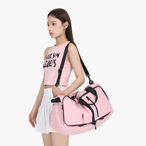 NOXXON Custom Gym Duffel Bags Travel Weekender Bags with Shoe Compartment Foldable Gym Bags for Unisex