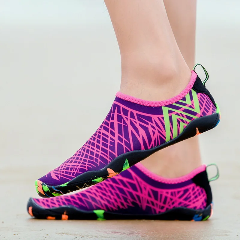 Акватуфли унисекс быстросохнущие кроссовки для плавания детей и взрослых Размеры