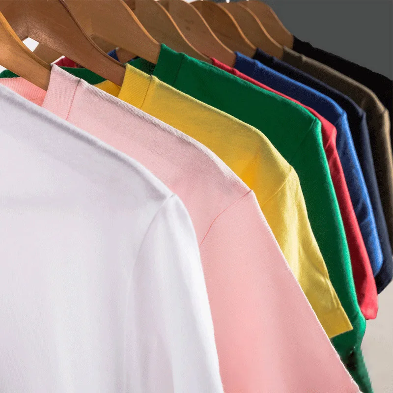 Hoge kwaliteit unisex 230G zware katoenen korte mouwen effen T-shirts voor heren Blank goedkope groothandel T-shirts879_voghion.com