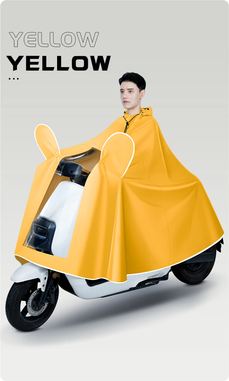 Customizable Oxford cloth travel raincoat bicycle rain coat waterproof rain gear manufacture