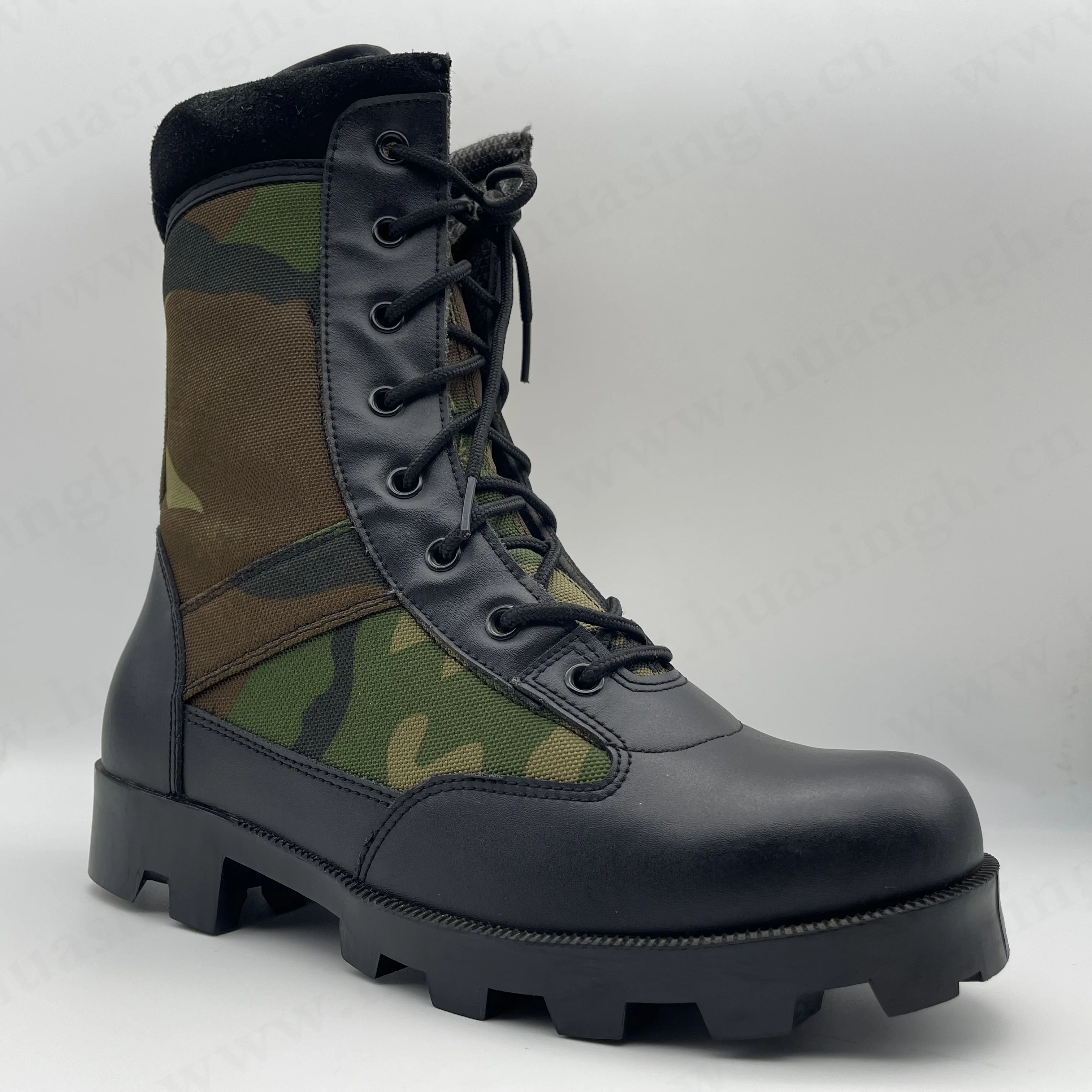 WCY – Bottes tactiques originales haut de gamme, hauteur mi-mollet, en toile + cuir Altama, camouflage jungle, semelle en caoutchouc et maille, pour Australie, référence HSM120