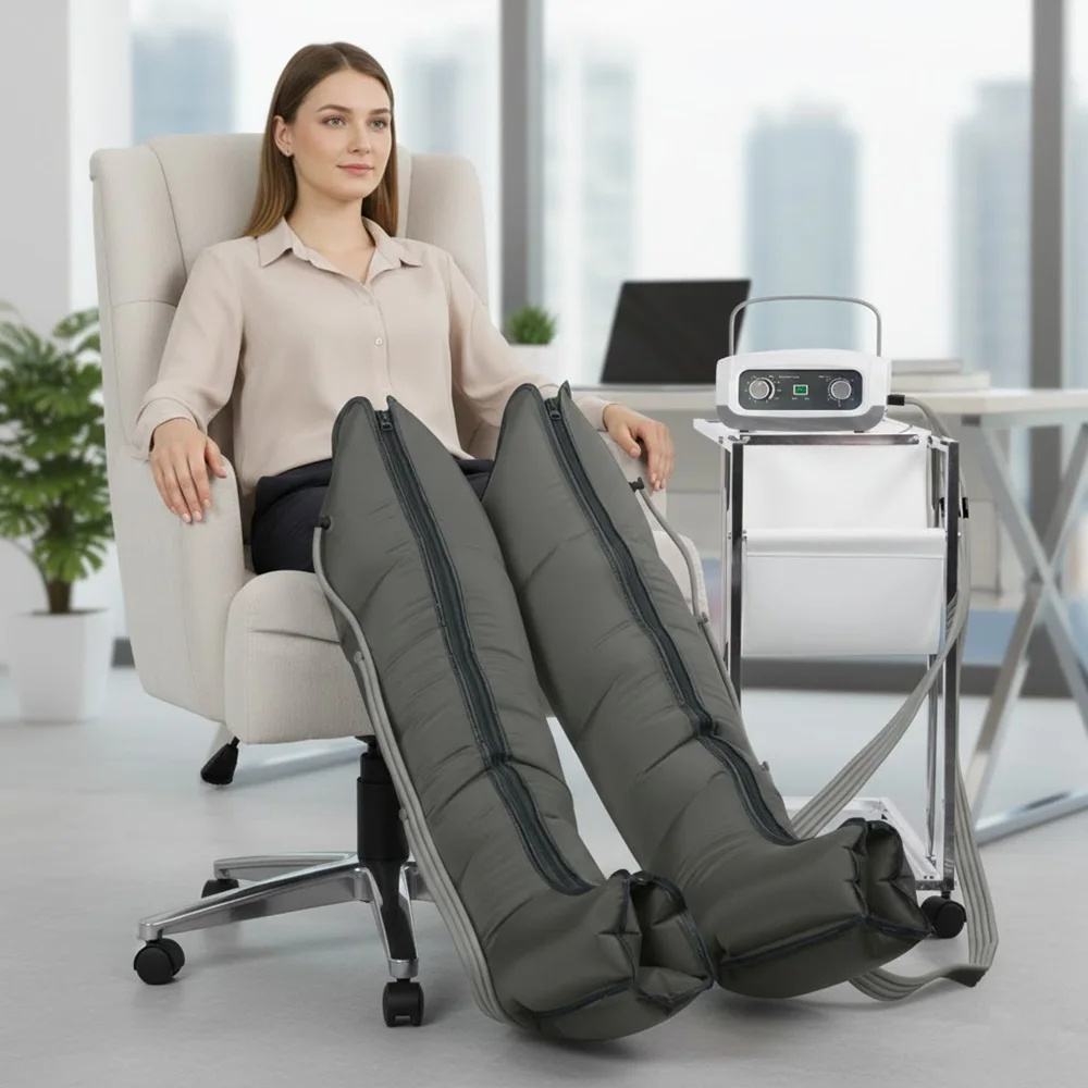 Buty do terapii pneumatycznego ucisku na nogi do łagodzenia zmęczenia mięśni