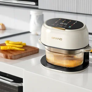 4L 5 L HOT Arrival Food Grade Professional Oil Multifunctional Free Airfryers Electric Deep Smart Glass Air Fryers