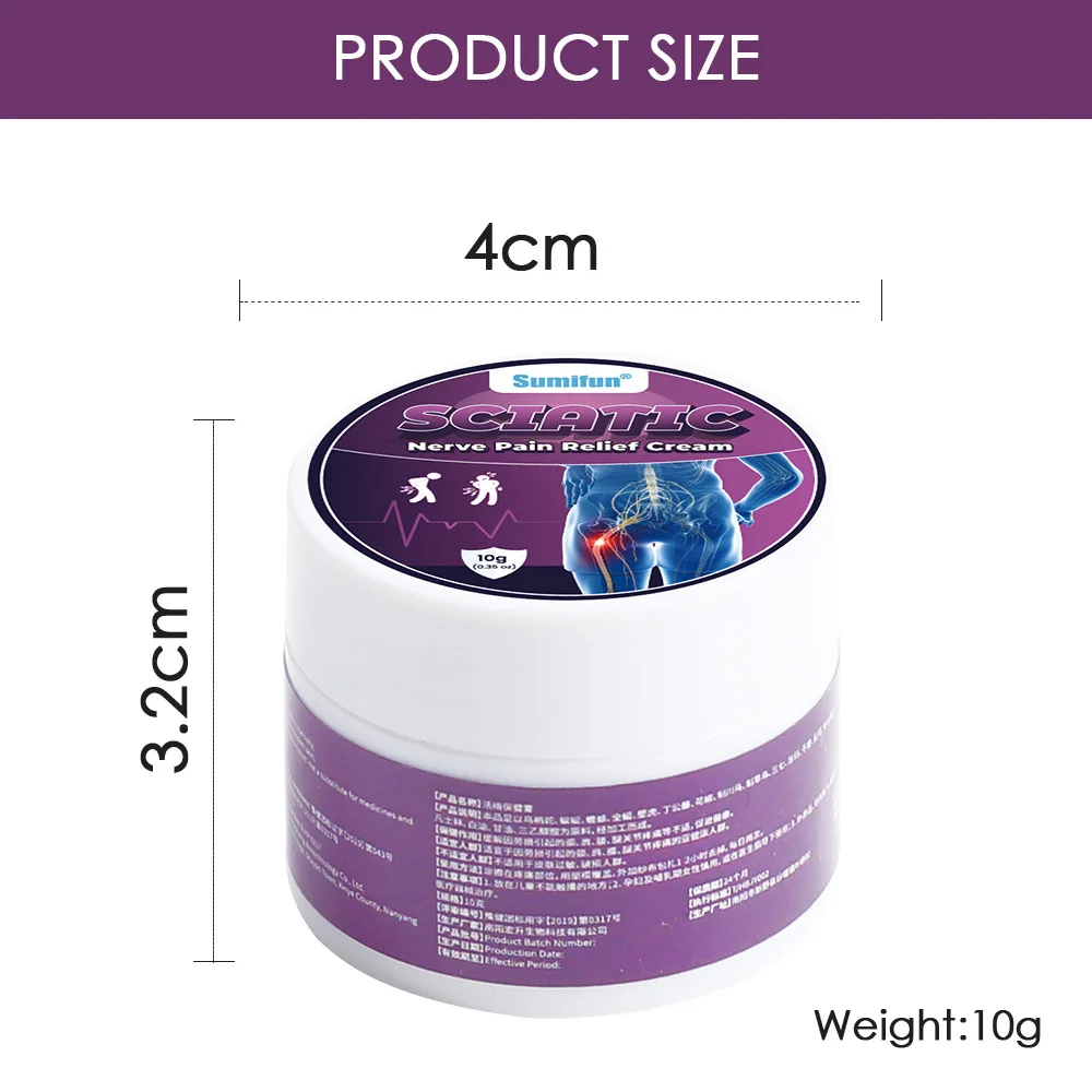 Trigger Point Cream Sciatic Nerve Pain Relief Cream - Herbal Body Care Ointment