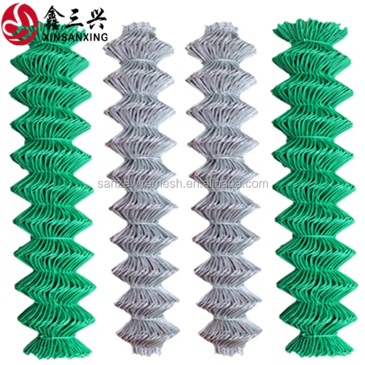 Wholesale Cyclone Chain Link Fence Rolls PVC Coated 2mm Iron Wire Mesh ...