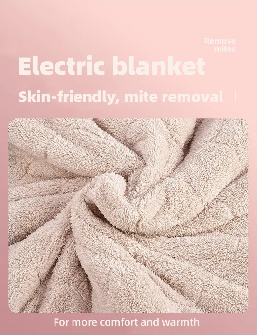 Factory Senwo Dual Purpose Electric Blankets Soft Plush Antimite