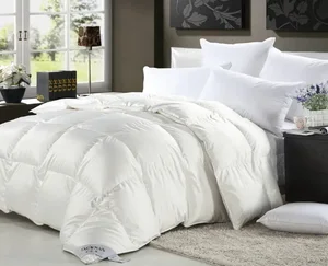New Custom King Size White Goose Duck Feather Down Filled Bedding Comforter Duvets for Home Hotel